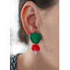 Puce d'oreille pendante en forme de radis (Vendue à l'unité)