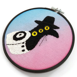 Kpop Demon Hunters Sussy embroidery