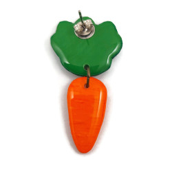 Puce d'oreille pendante en forme de carotte (Vendue à l'unité)