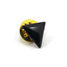 Small black triangle pin Anti-ableism