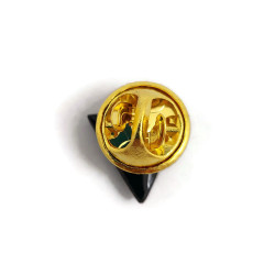 Pin's petit triangle noir Antivalidisme