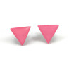 Puces d'oreilles petits triangles roses Anti-LGBTphobie