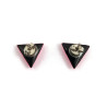 Puces d'oreilles petits triangles roses Anti-LGBTphobie