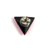 Small pink triangle anti-LGBTphobia ear stud (sold individually)
