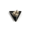Small black triangle anti-ableism ear stud (sold individually)