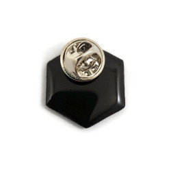 Pin's hexagonal aux couleurs du drapeau Torique