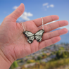 Collier petit papillon personnalisable