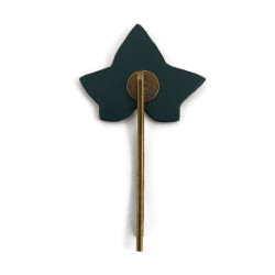 Green ivy leaf hair pin