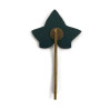Green ivy leaf hair pin