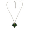 Collier feuille de lierre verte