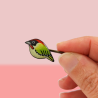 European green woodpecker hair pin
