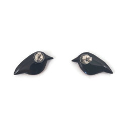 Puces d'oreilles en forme de pics verts