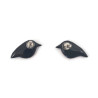 European green woodpeckers ear studs