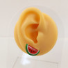 Watermelon half-round ear stud (Sold individually)