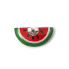 Watermelon half-round ear stud (Sold individually)