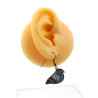 Rock dove dangle earring (sold individually)