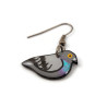 Rock dove dangle earring (sold individually)