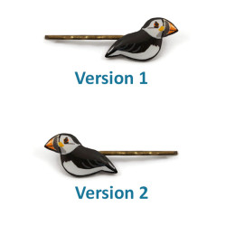 Atlantic Puffins Hair Pins
