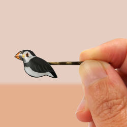 Atlantic Puffin Hair Pin