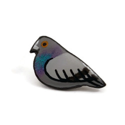 Rock dove ear stud (sold individually)