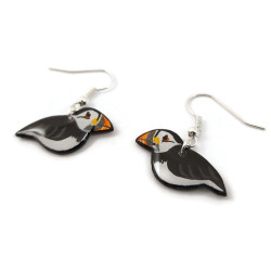 Boucles d'oreilles macareux moines