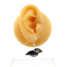 Atlantic puffins dangle earrings