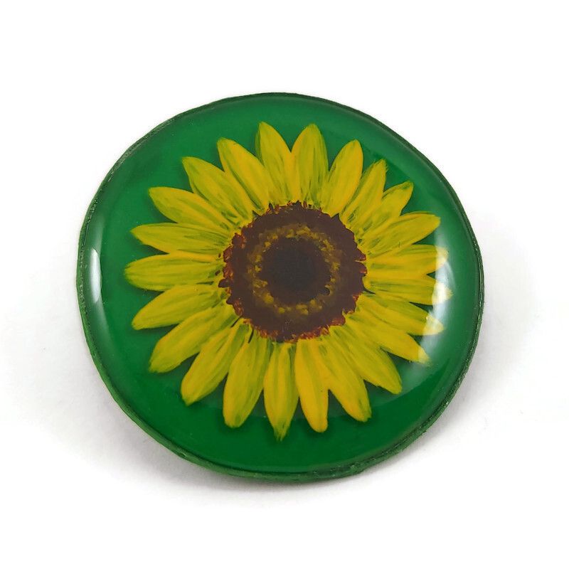 Broche Tournesol (handicap invisible)