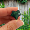 Pin's feuille de lierre verte