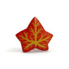 Pin's feuille de lierre rouge