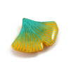 Green and yellow ginkgo leaf Magnet