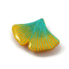 Green and yellow ginkgo leaf Magnet