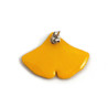 Green and yellow ginkgo leaf ear stud (Sold individually)