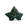 Bague en forme de feuille de lierre verte